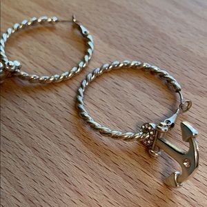 Brighton Hoop Nautical earrings